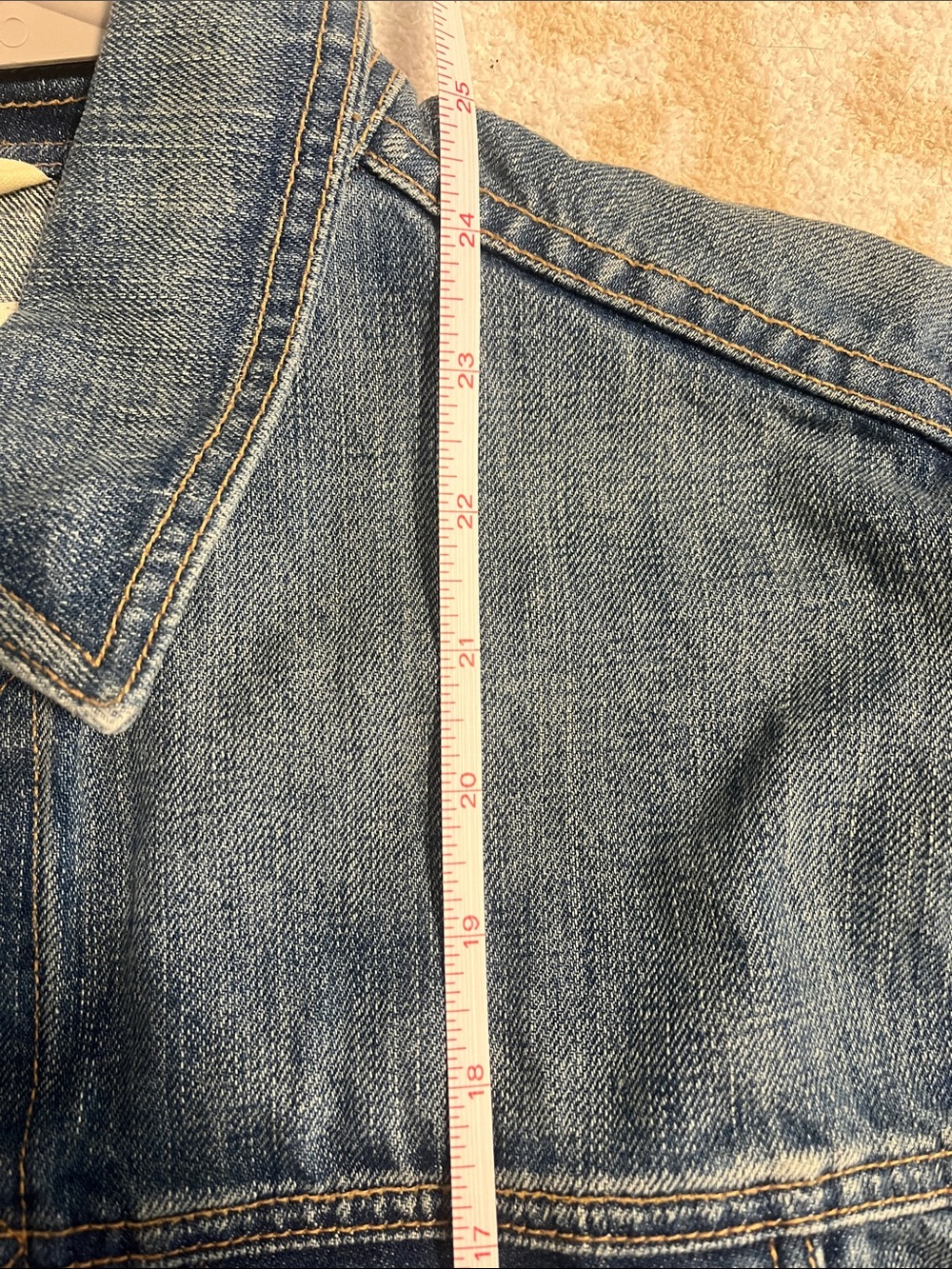 rag & bone Tailored Workwear Denim Jacket – Size Large - Picture 10 of 12